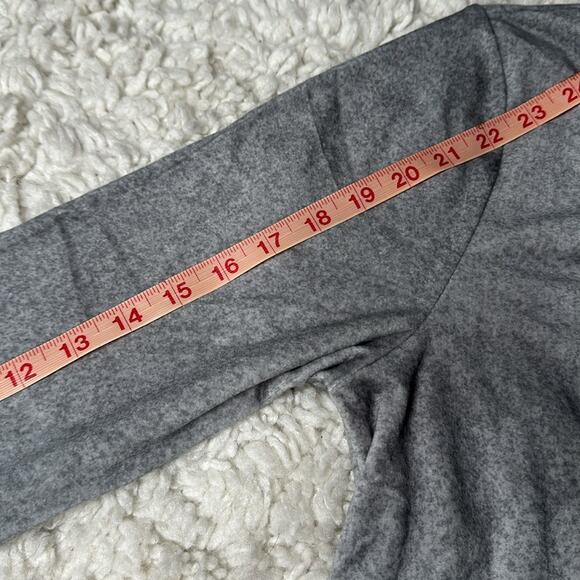 Kate Spade All is Bright Gray Embroidered Sweatshirt Super Soft Pullover Sweater - Picture 9 of 9